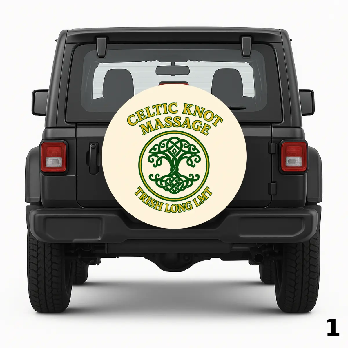 =Celtic Knot Massage Spare Tire Cover
