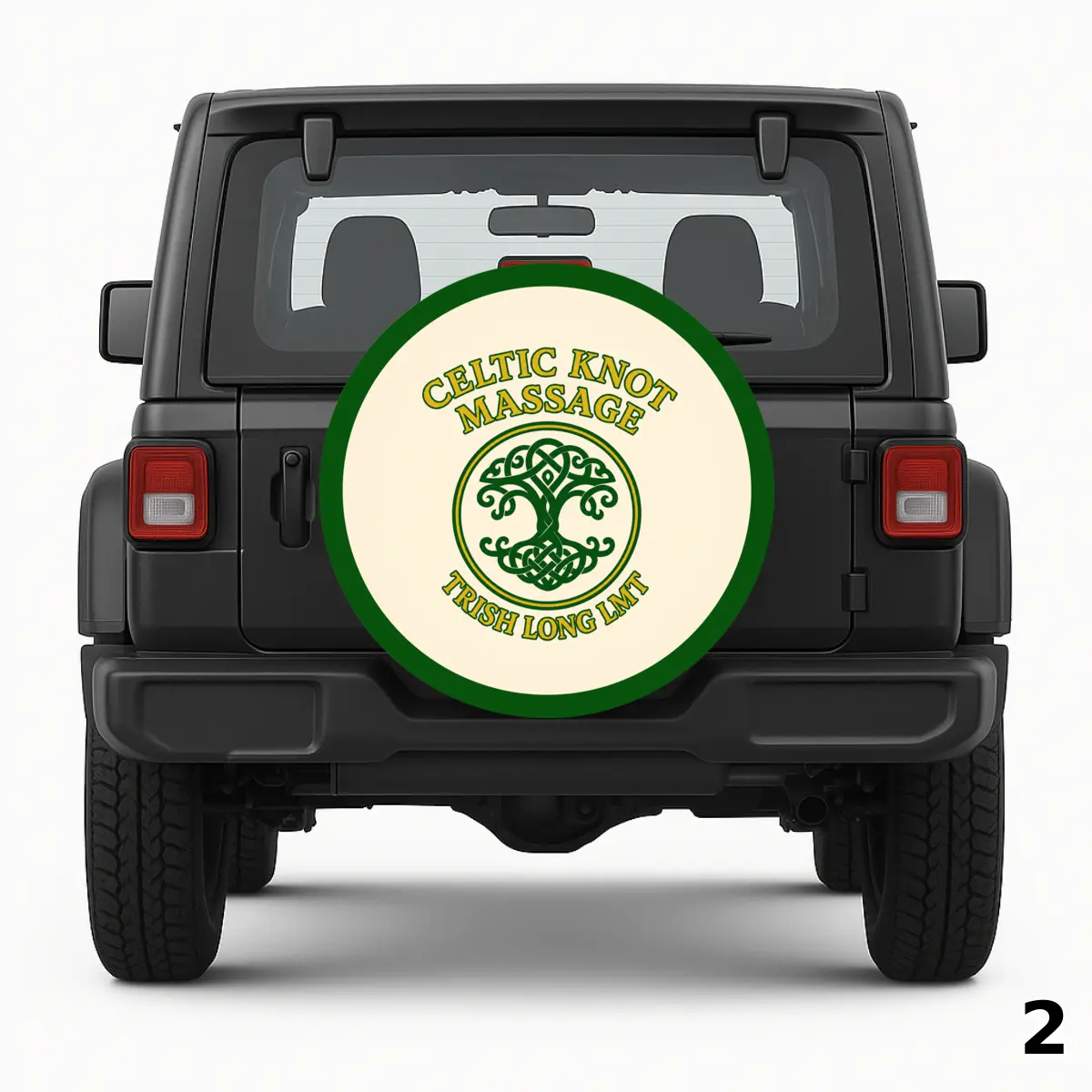 =Celtic Knot Massage Spare Tire Cover