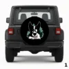 =Characheture Of A Dog Spare Tire Cover