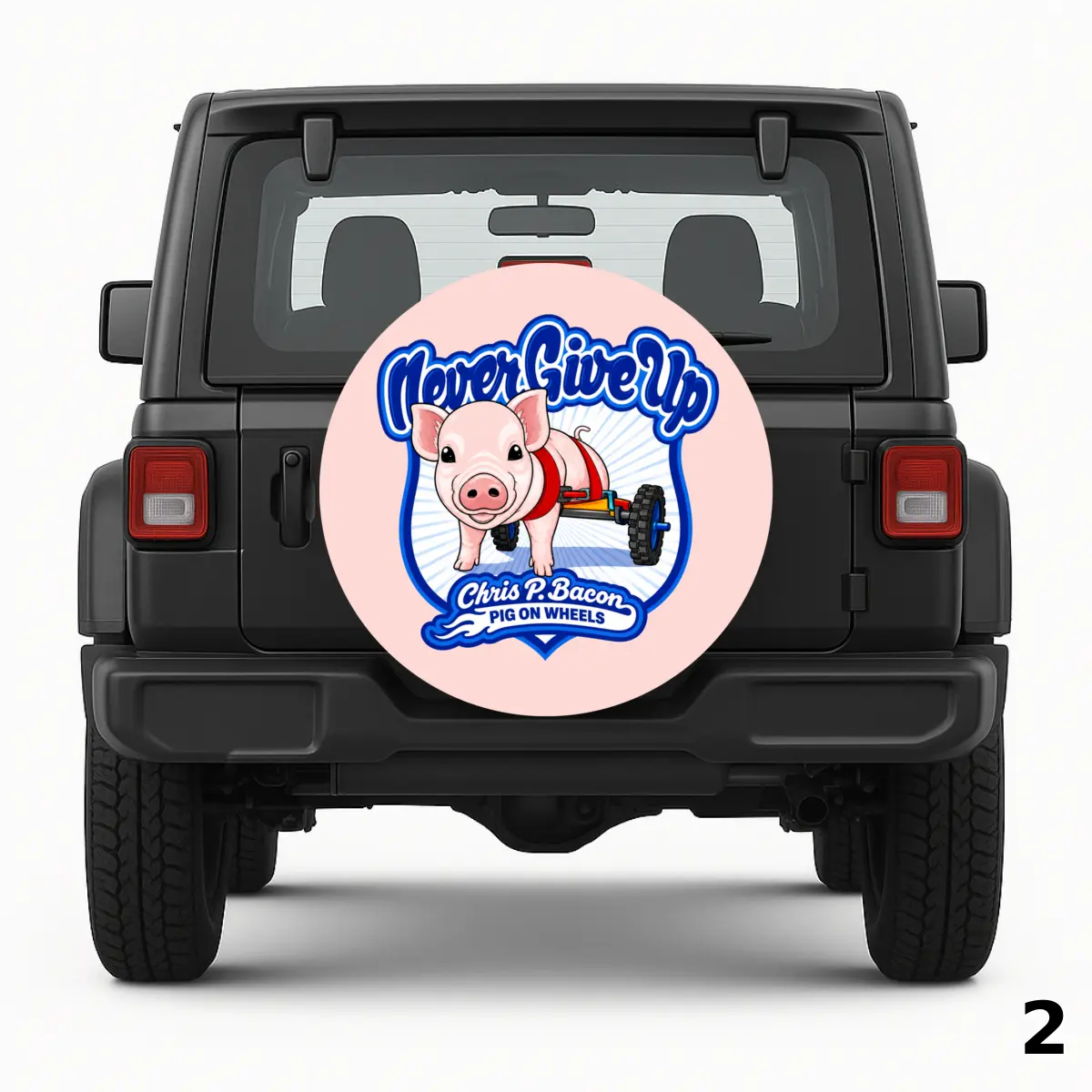 =Chris P Bacon Spare Tire Cover