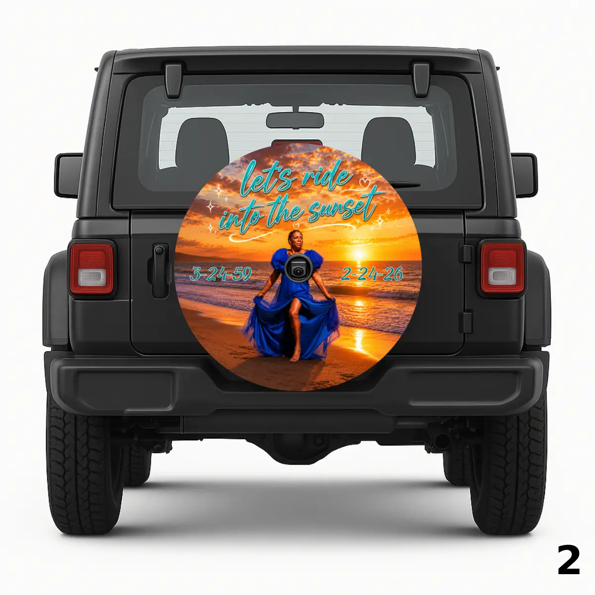 =Clouds and The Dates Spare Tire Cover