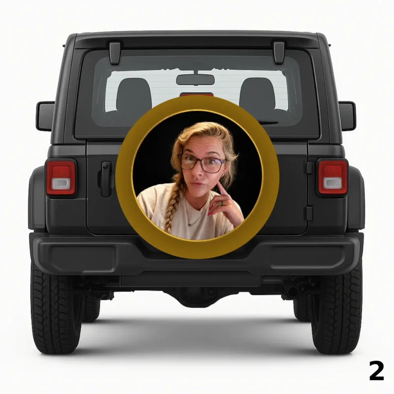 =Custom Portrait Spare Tire Cover