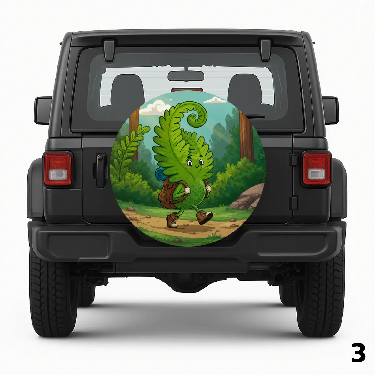 =غطاء الإطار الاحتياطي Forest Fern