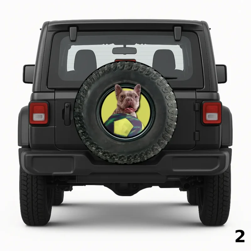 =French Bulldog Custom Spare Tire Cover