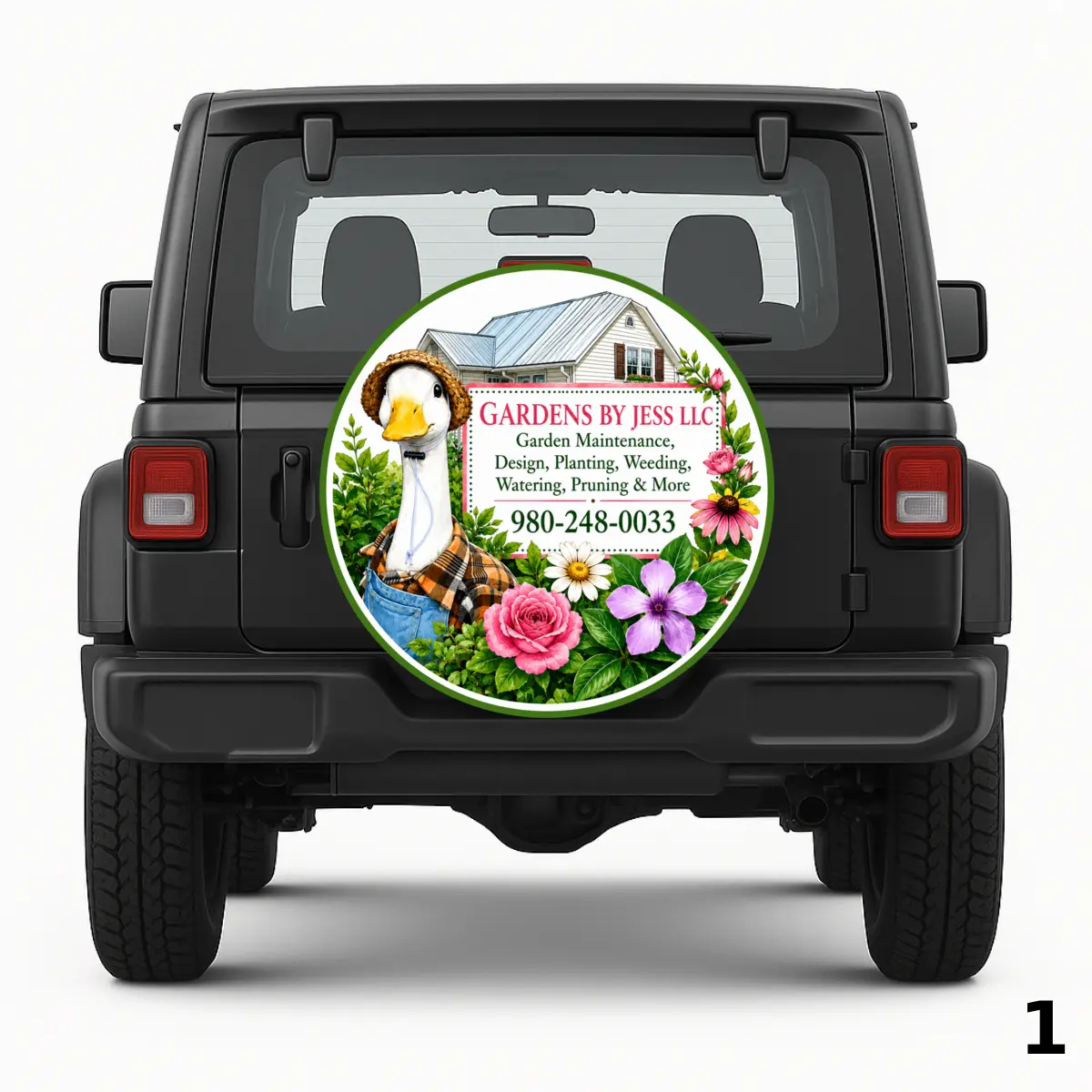 =Gardens by Jess LLC Spare Tire Cover