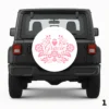 =Gracie Soft Pink Spare Tire Cover