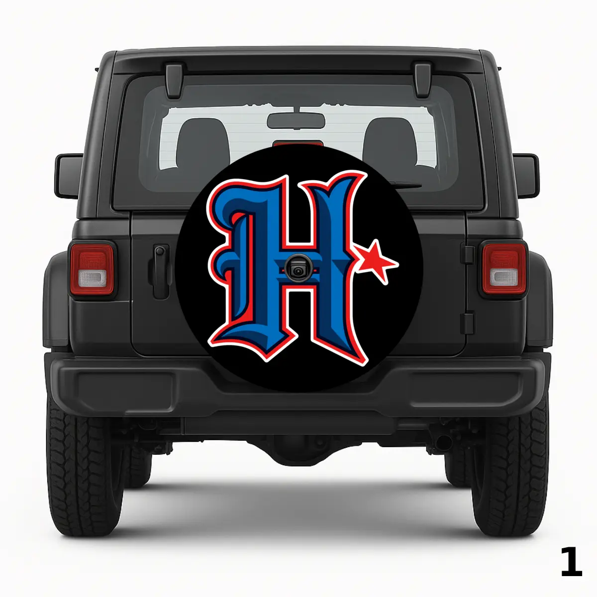 =H Town H Spare Tire Cover