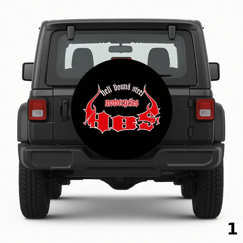 =Hell Bound Steel Spare Tire Cover