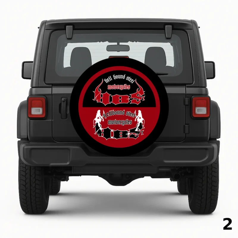 =Hell Bound Steel Spare Tire Cover