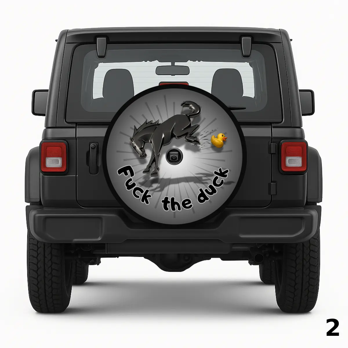 =Horse and Duck Spare Tire Cover