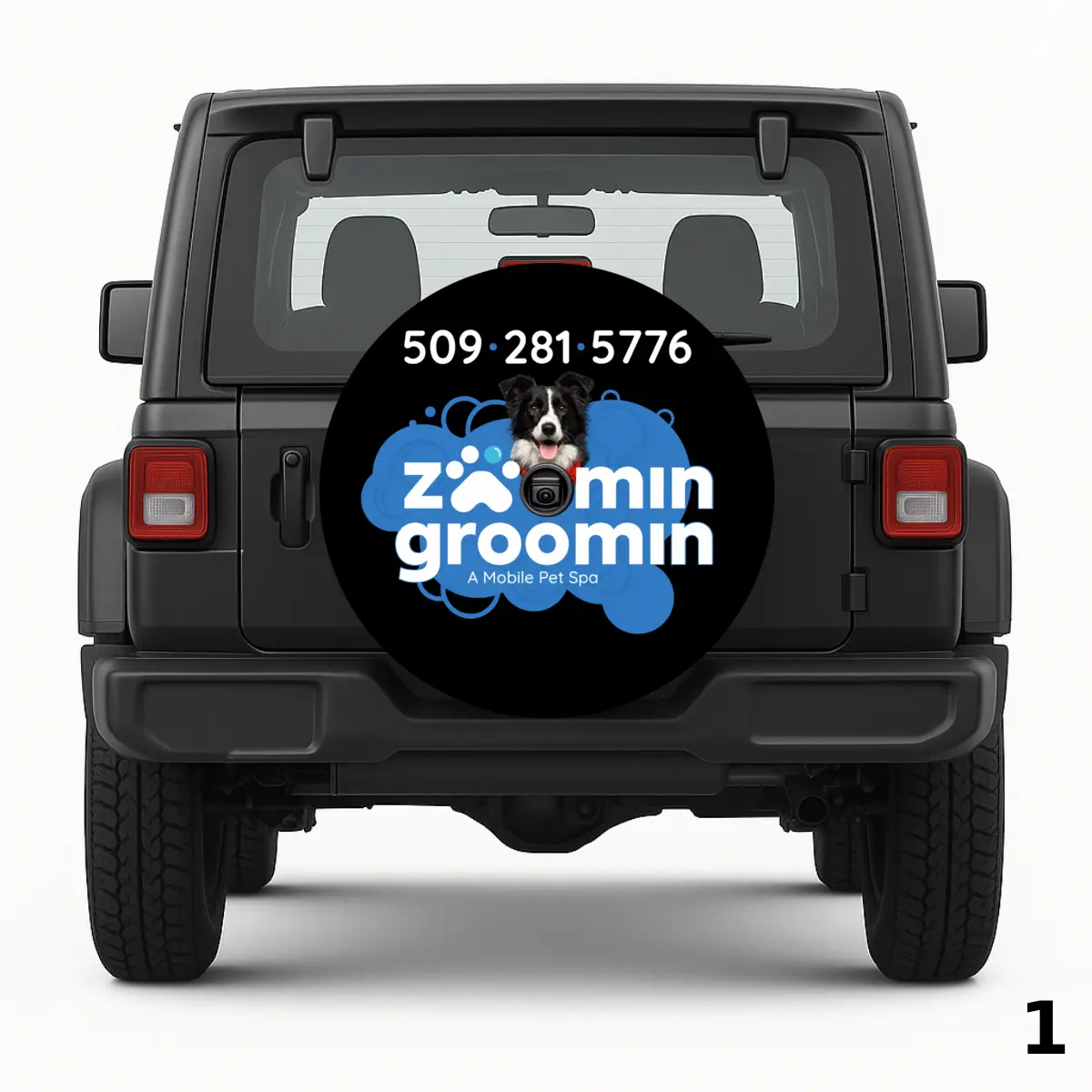 =Mobile Pet Spa Spare Tire Cover