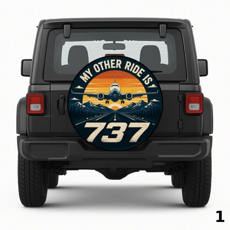 =My Other Ride Is 737 Spare Tire Cover