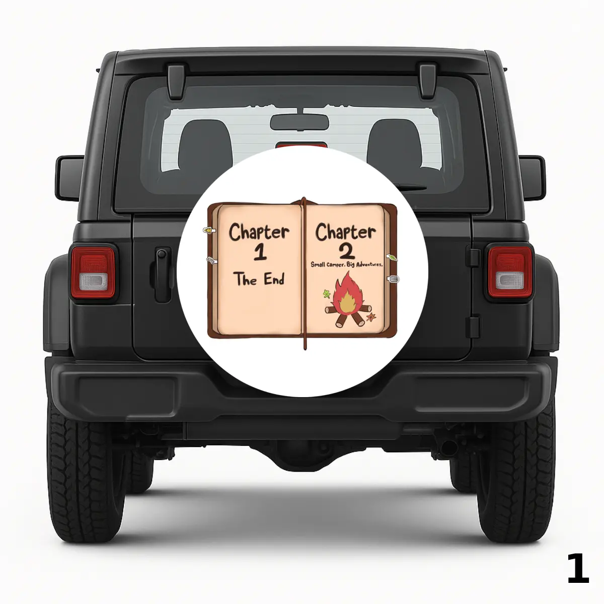=Open Book Adventures Spare Tire Cover