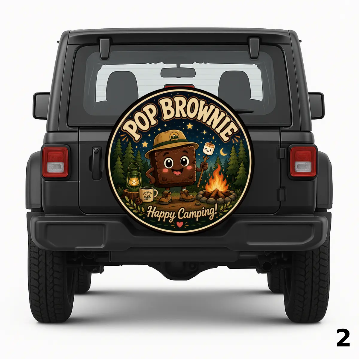 =Pop Brownie Spare Tire Cover
