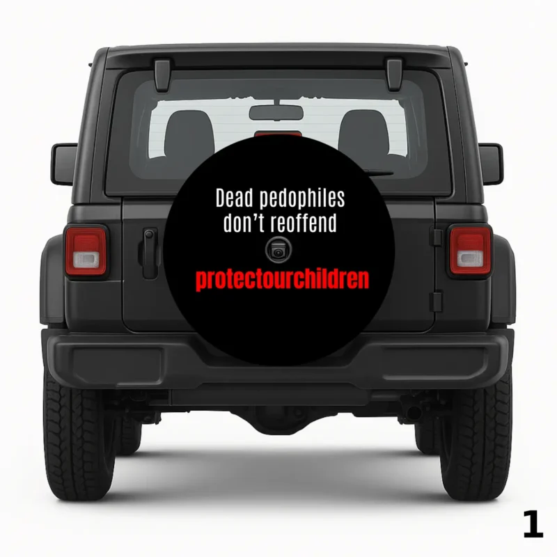 =Protect Our Children Spare Tire Cover