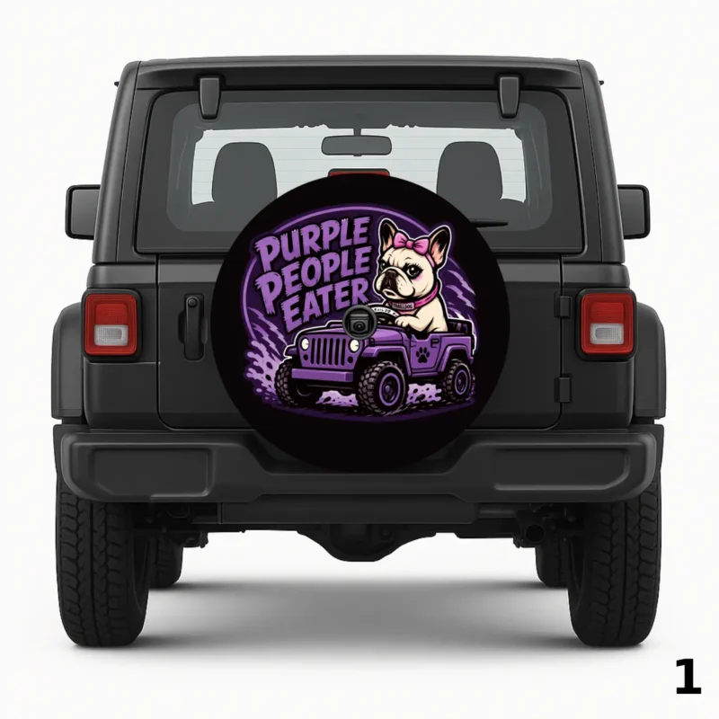 =Purple People Eater Spare Tire Cover