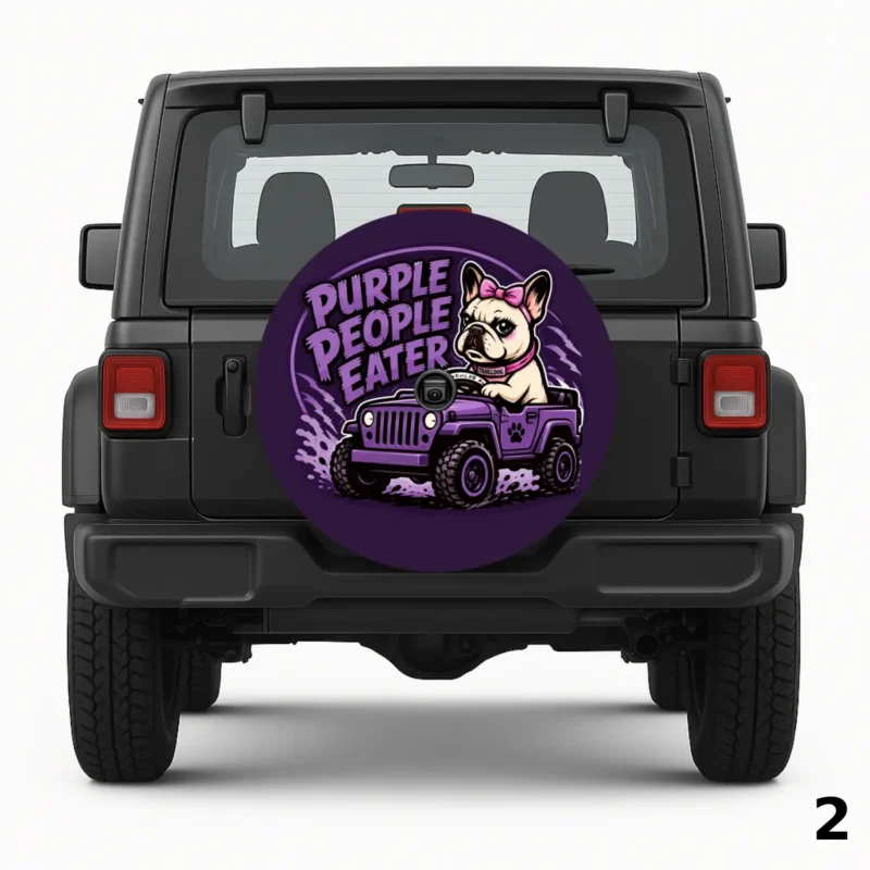 =Purple People Eater Spare Tire Cover