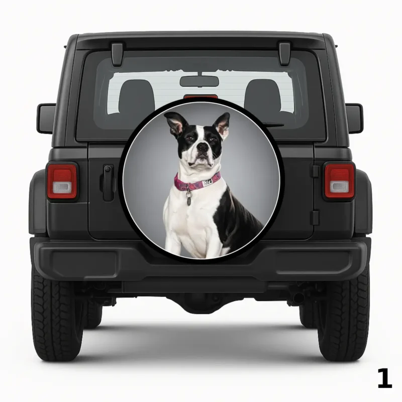 =Regal Dog Portrait Spare Tire Cover