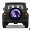 =Sasquatch Booping a Bull Terrier Spare Tire Cover