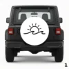 =Sun and Waves Spare Tire Cover
