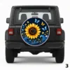 =Sunflower and Butterflies Spare Tire Cover