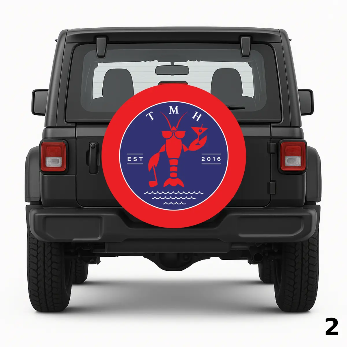 =TMH Custom Logo Spare Tire Cover