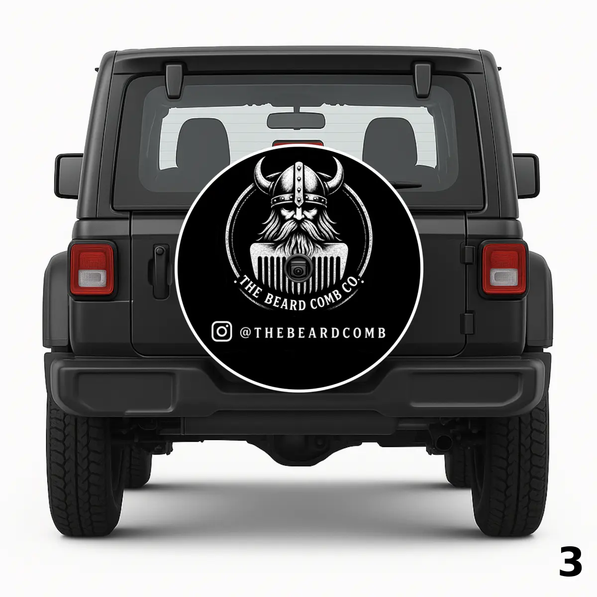 =The Beard Comb Co. Spare Tire Cover