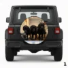 =Three Black Dogs Spare Tire Cover