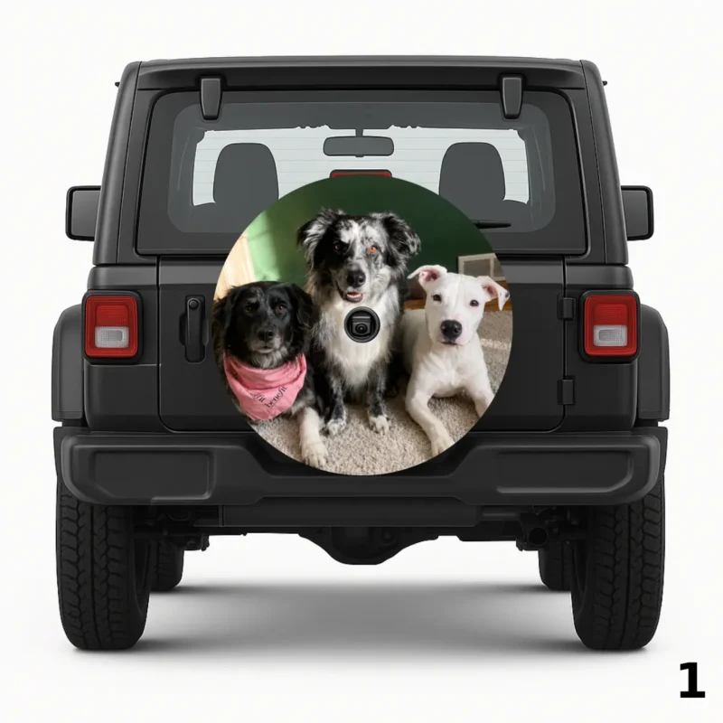 =Three Dogs Spare Tire Cover