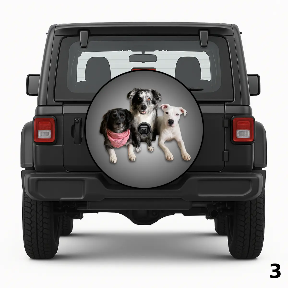 =Three Dogs Spare Tire Cover