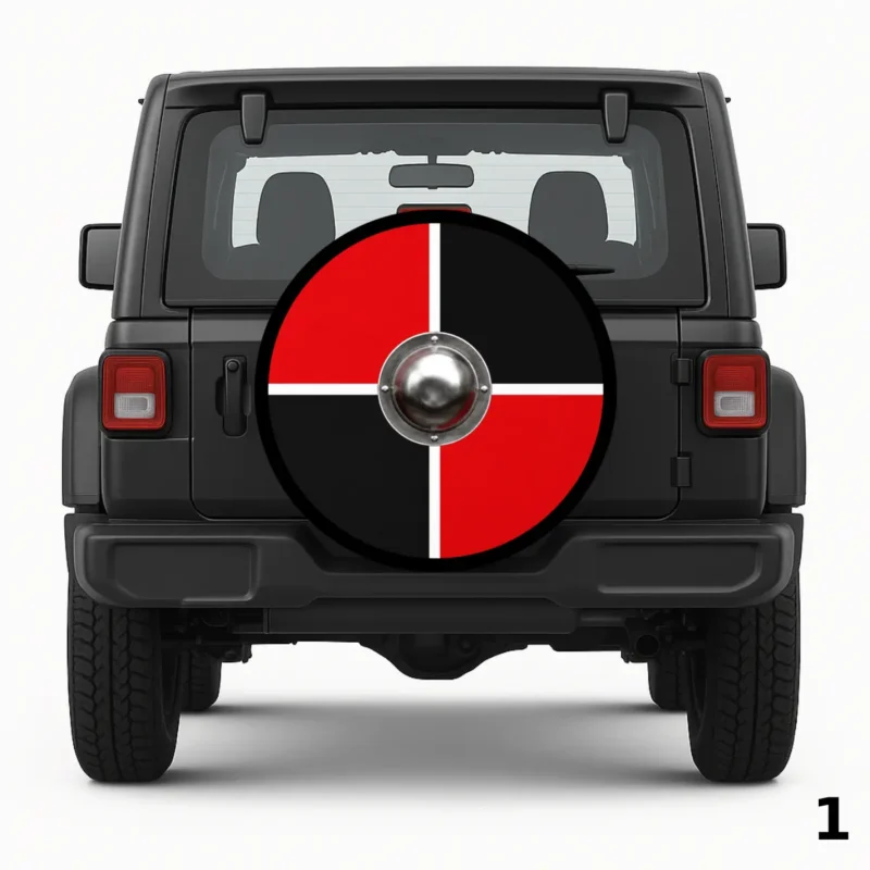 =Viking Round Shield Spare Tire Cover