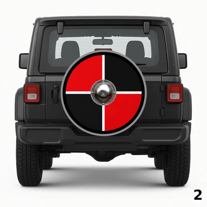 =Viking Round Shield Spare Tire Cover