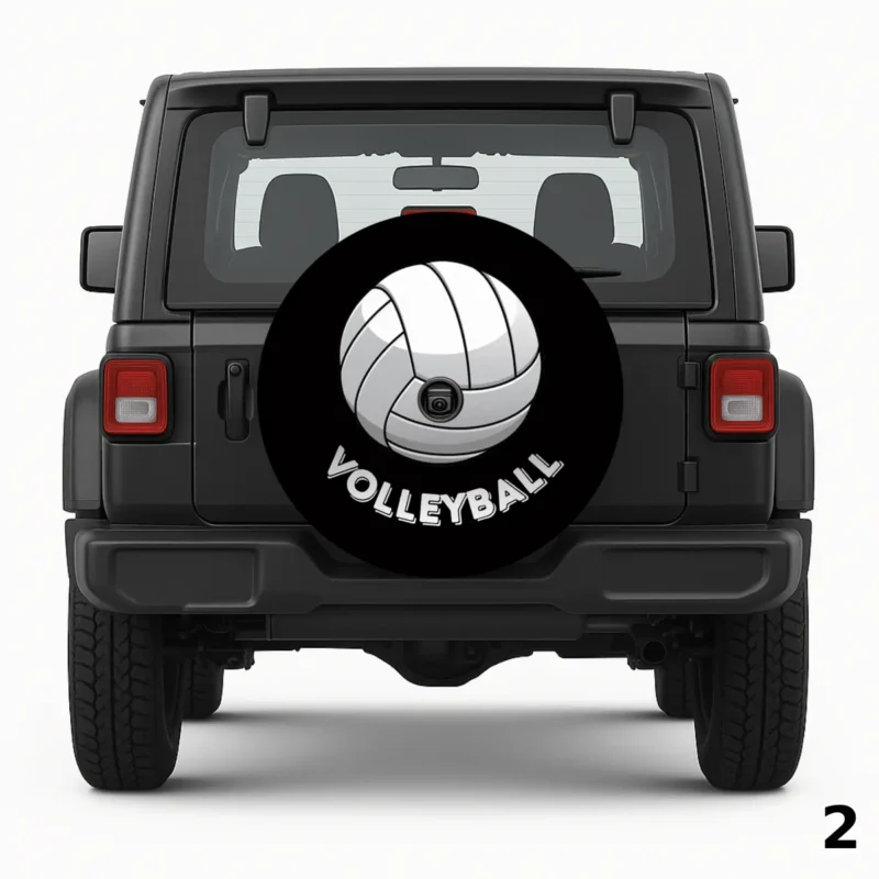 =Volleyball Spare Tire Cover