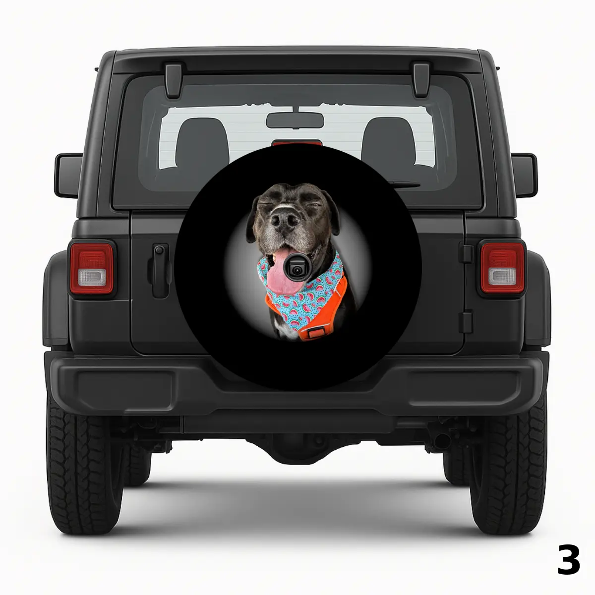=Watermelon Bandana Dog Spare Tire Cover