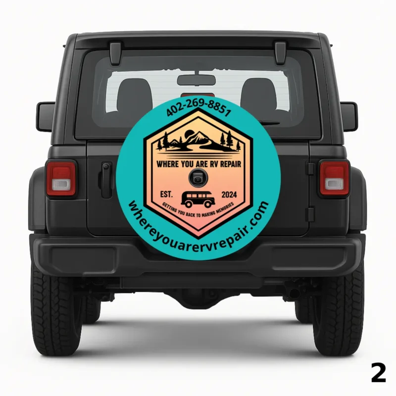 =Where Zou Are RV Repair Spare Tire Cover