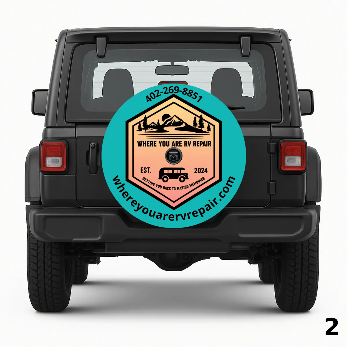 =Where Zou Are RV Repair Spare Tire Cover