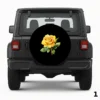 Yellow Rose Spare Tire Cover