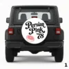 Persian Pink Spare Tire Cover