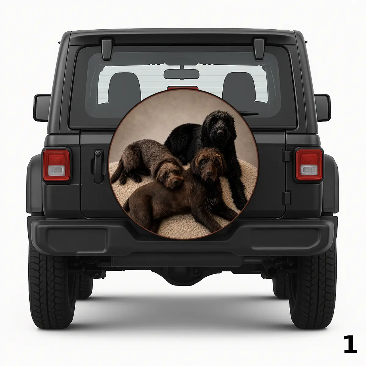Drei Hunde Spare Tire Cover
