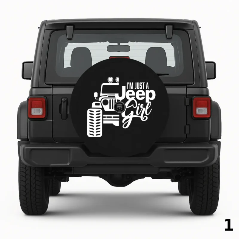 Jeep Girl, Thick Thighs Spare Tire Cover