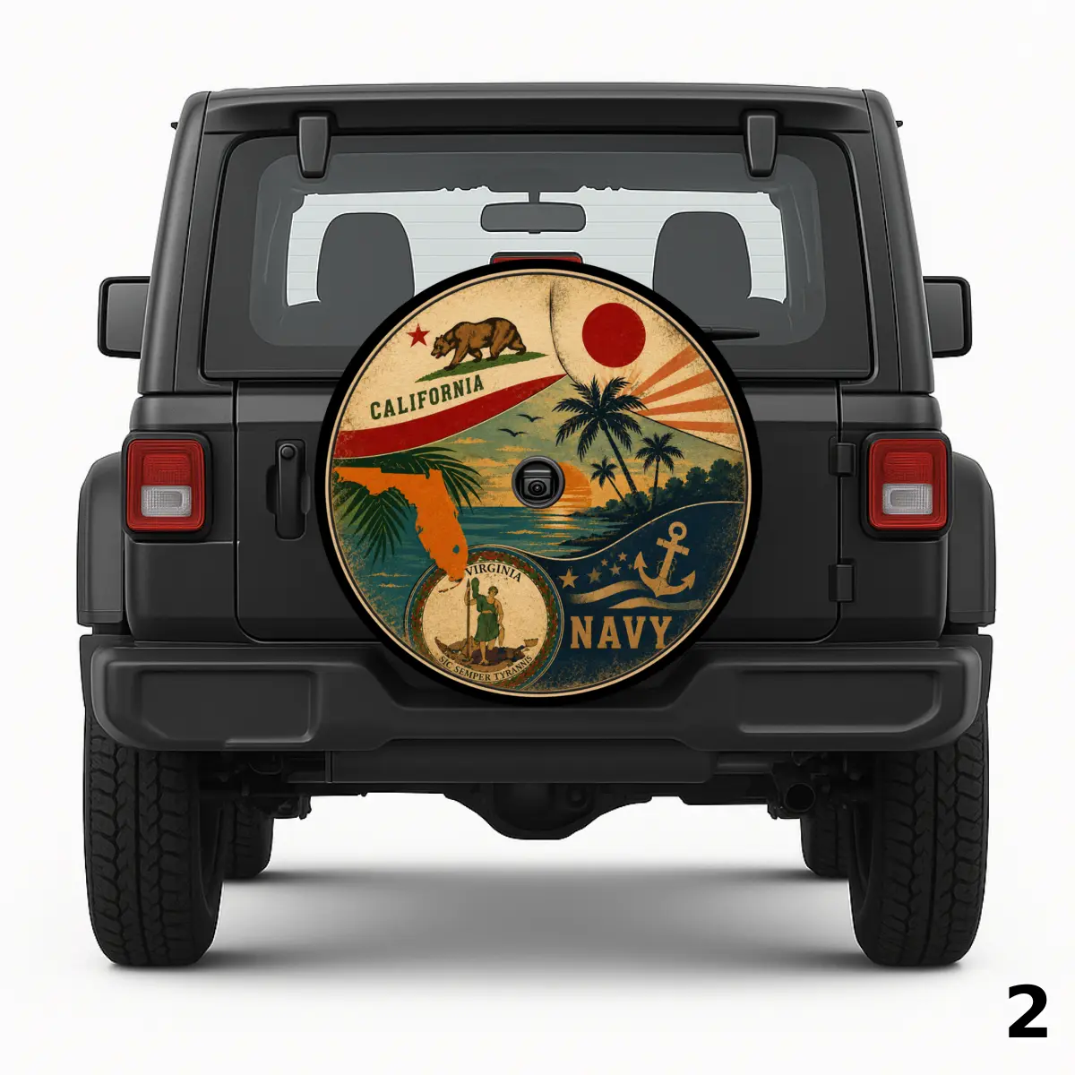 غطاء الإطار الاحتياطي American Coastal Tribute