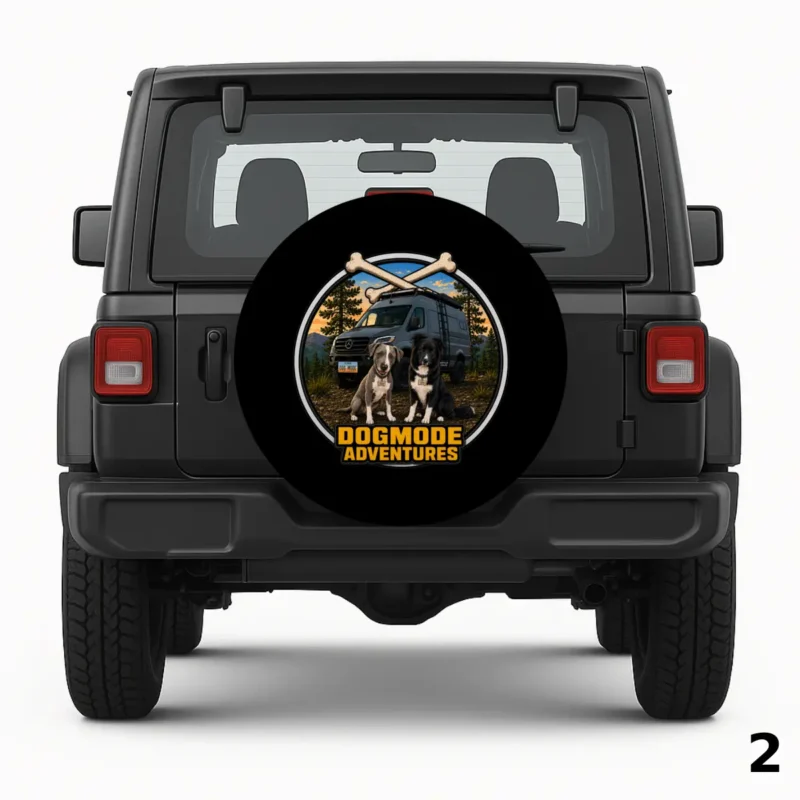 Custom Portrait Logo Spare Tire Cover