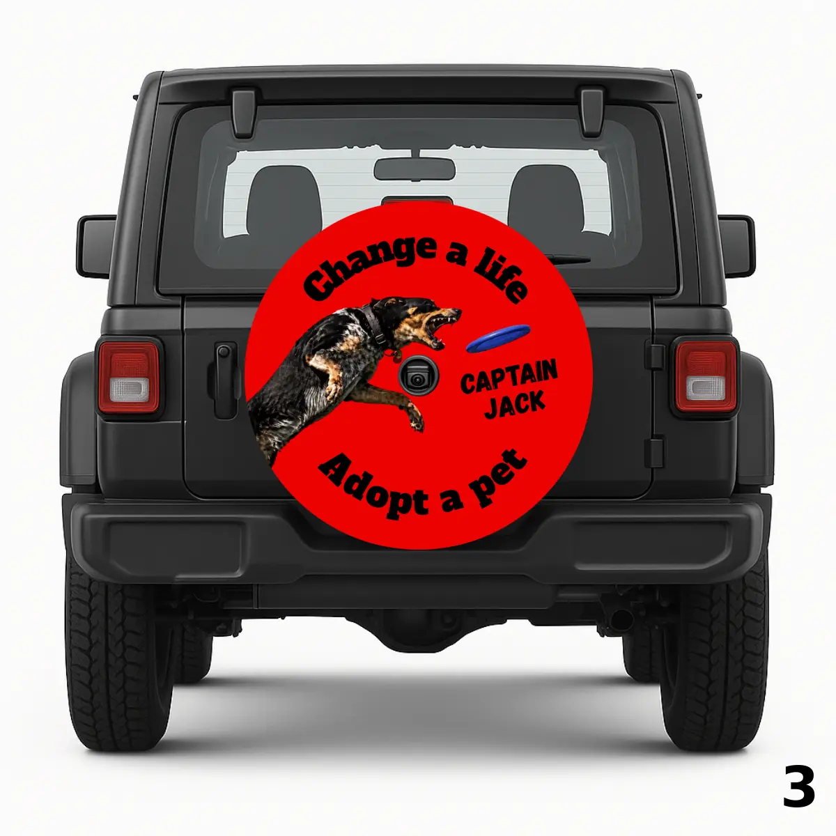 Frisbee Dog Spare Tire Cover