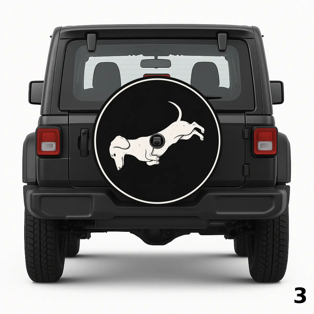 Begging Dachshund Spare Tire Cover