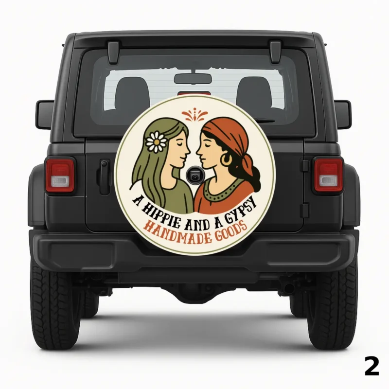 =A Hippie And A Gypsy Spare Tire Cover