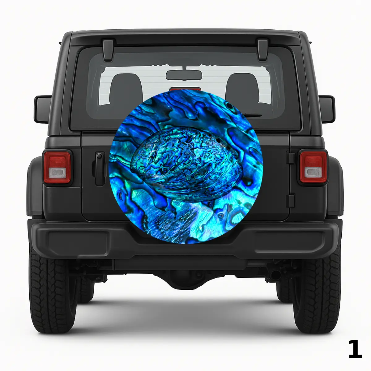 =Abalone Shell Spare Tire Cover