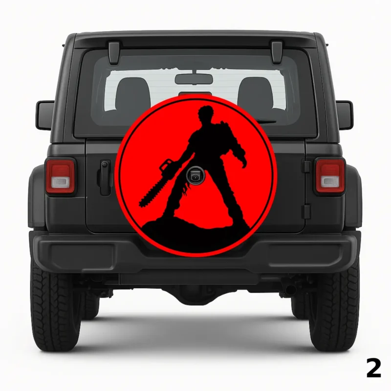 =Ash Chainsaw Hand Spare Tire Cover