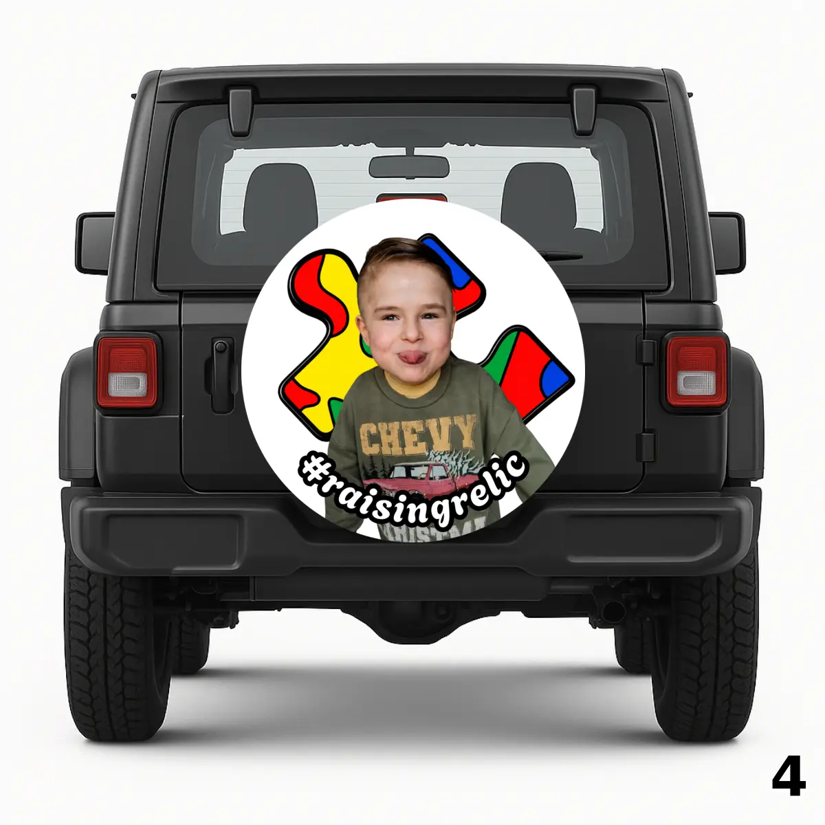 =Autism Puzzle Spare Tire Cover