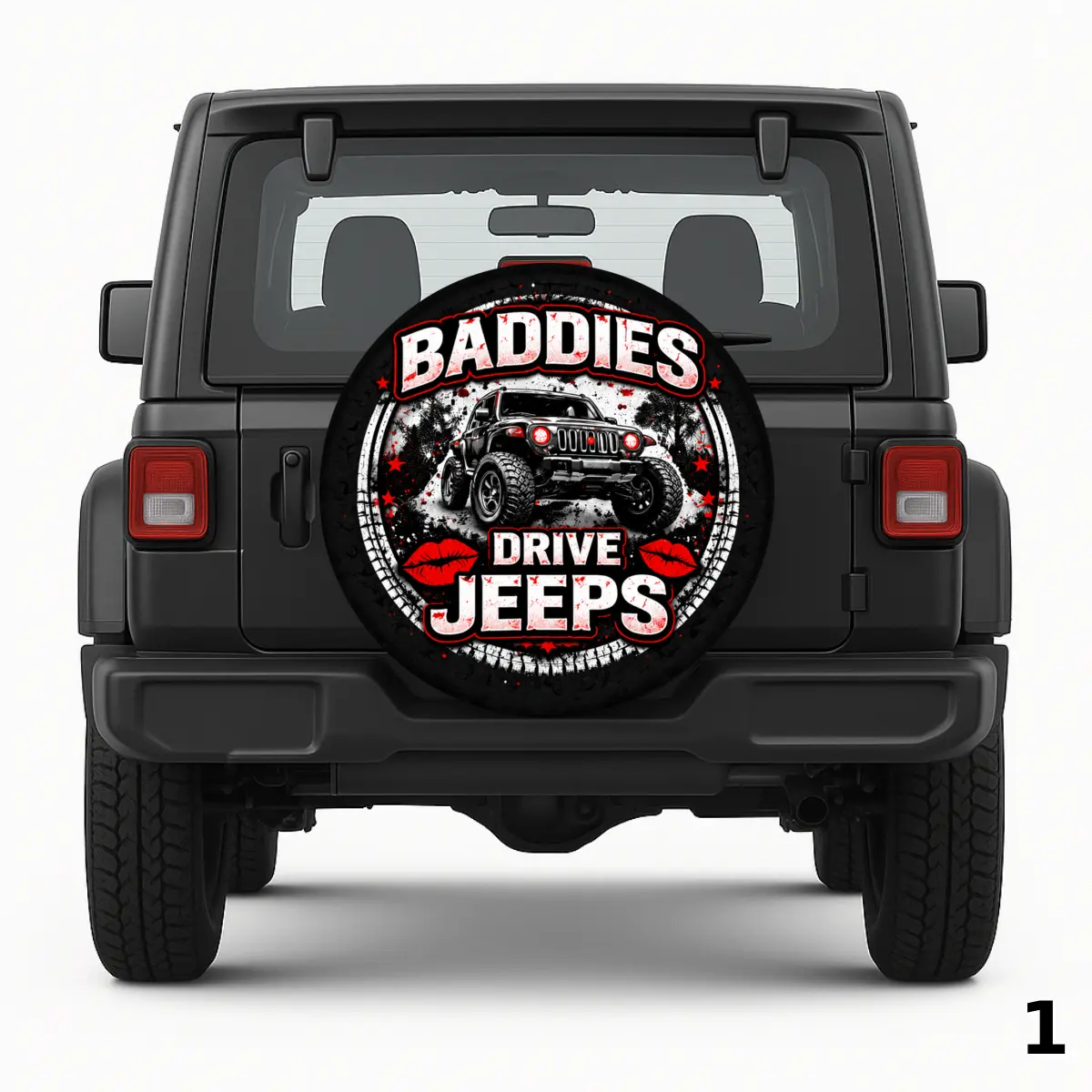 =Baddies Drive Jeeps Spare Tire Cover