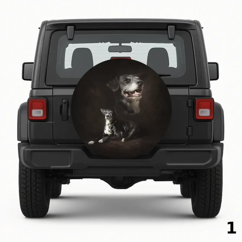 =Beloved Pet Portrait Spare Tire Cover